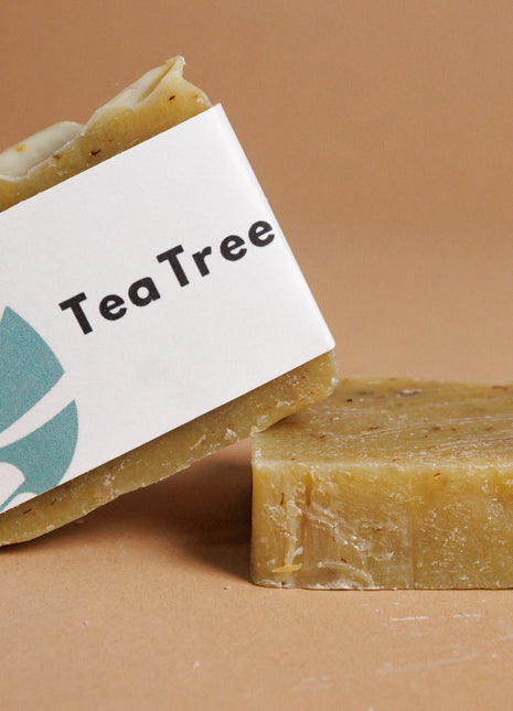 Tea Tree - Jabón Natural en Pastilla Piel Seca y Sensible