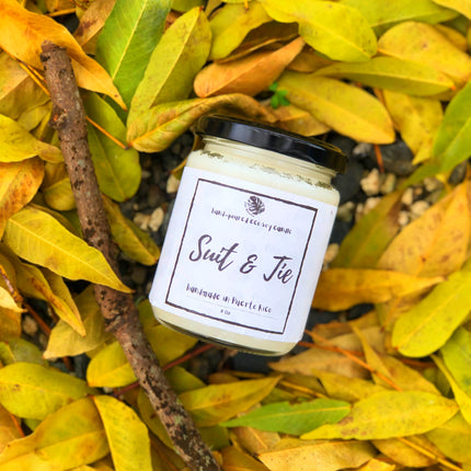 Suit & Tie  - 100% Natural Soy Wax Candle