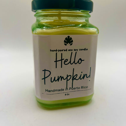 HELLO PUMPKIN! - 100% Natural Soy Candle